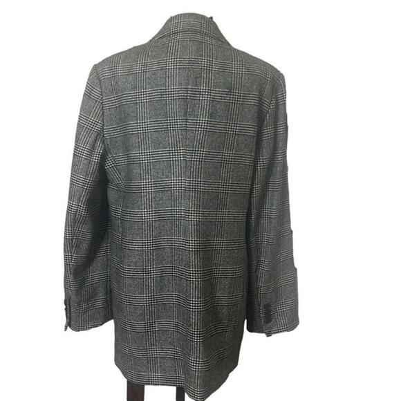 EVERLANE GLEN PLAID OVERSIZE BLAZER SIZE 10 - Picture 2 of 11